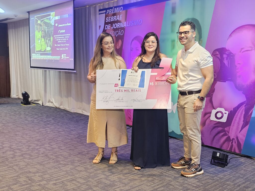 11º Prêmio Sebrae de Jornalismo do Acre - 2024 | Cidade AC News – Notícias do Acre