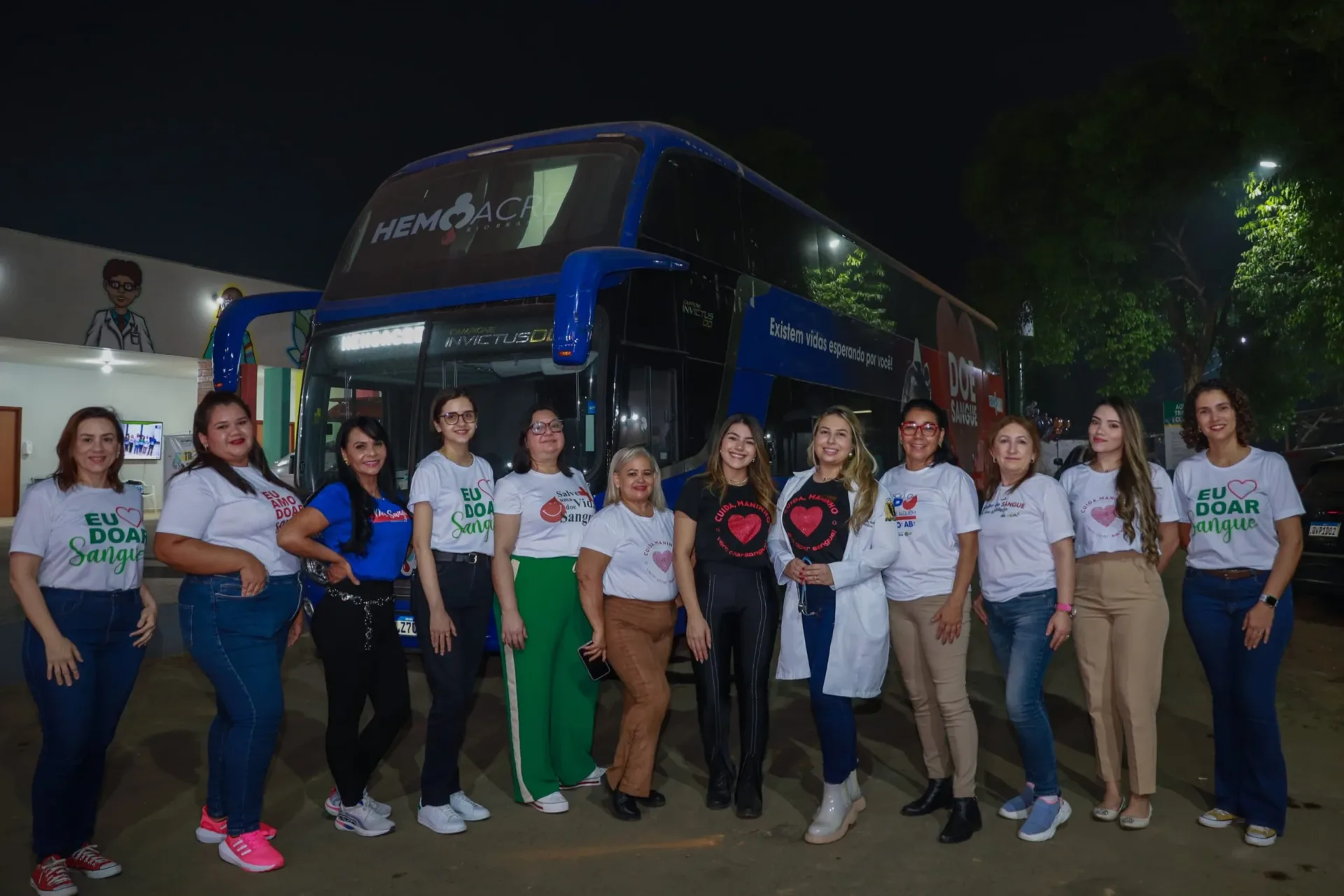 5735 hemoacre realiza campanha de sensibilizacao para novos doadores durante a expoacre