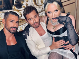8312 madonna posta foto com caua reymond no instagram durante semana de moda de milao