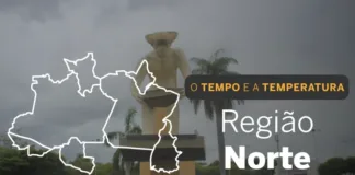 PREVISÃO DO TEMPO: segunda-feira (2) com alerta para baixa umidade e onda de calor no Norte Norte Nublado 1