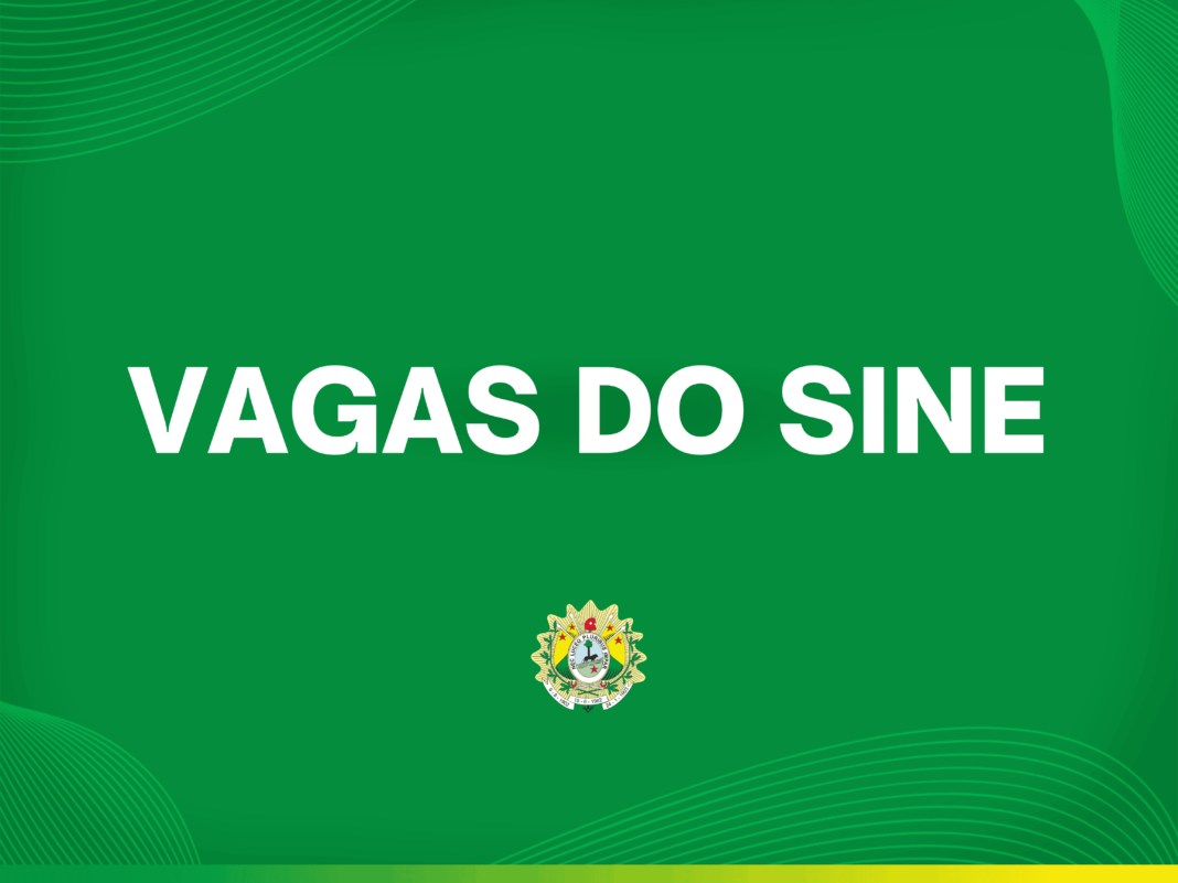 sine-oferta-mais-de-mil-vagas-nesta-quinta-feira,-24,-para-rio-branco-e-interior-do-estado