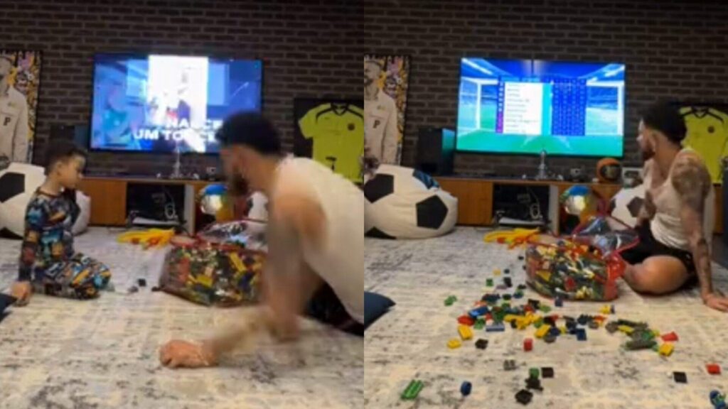 fred-grava-video-de-arrumacao-com-o-filho-e-impressiona