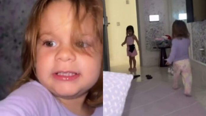 maria-flor-explicou-que-nao-pode-comer-chiclete-porque-“e-pequenininha”