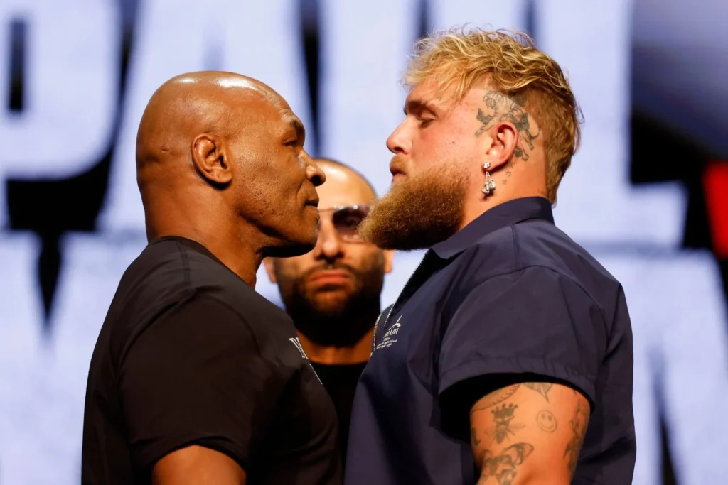 Luta Entre Mike Tyson e Jake Paul