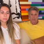 Ao lado da filha, Renato Gaúcho explica saída do RS e pede doações para o estado