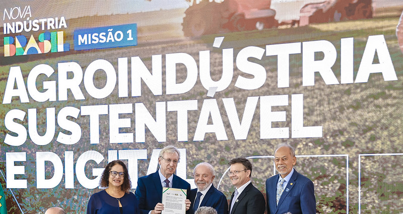 03.12.2024 - Cerimônia Nova Indústria Brasil – Missão 1 - Cadeias agroindustriais sustentáveis e digitais