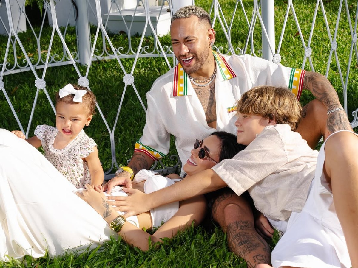 Neymar, Mavie, Davi Lucca e Bruna Biancardi - Foto: Reprodução/Instagram
