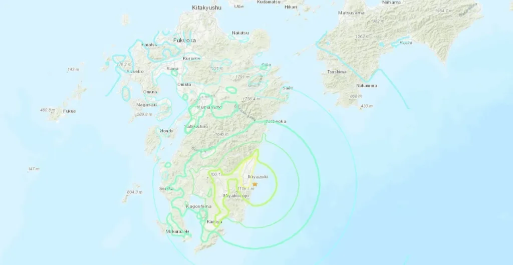 terremoto-de-magnitude-6,8-​​atinge-sul-do-japao-e-alerta-de-tsunami-e-emitido
