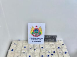 policia-militar-apreende-mais-de-70-pacotes-de-pasta-base-de-cocaina-na-br-364