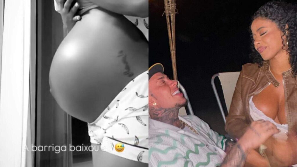 lorena-maria-exibe-barrigao-na-reta-final-da-gravidez
