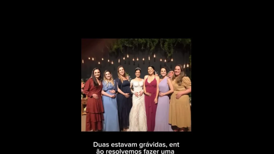 amigas-tiram-foto-em-casamento-e-meses-depois-todas-engravidam-juntas