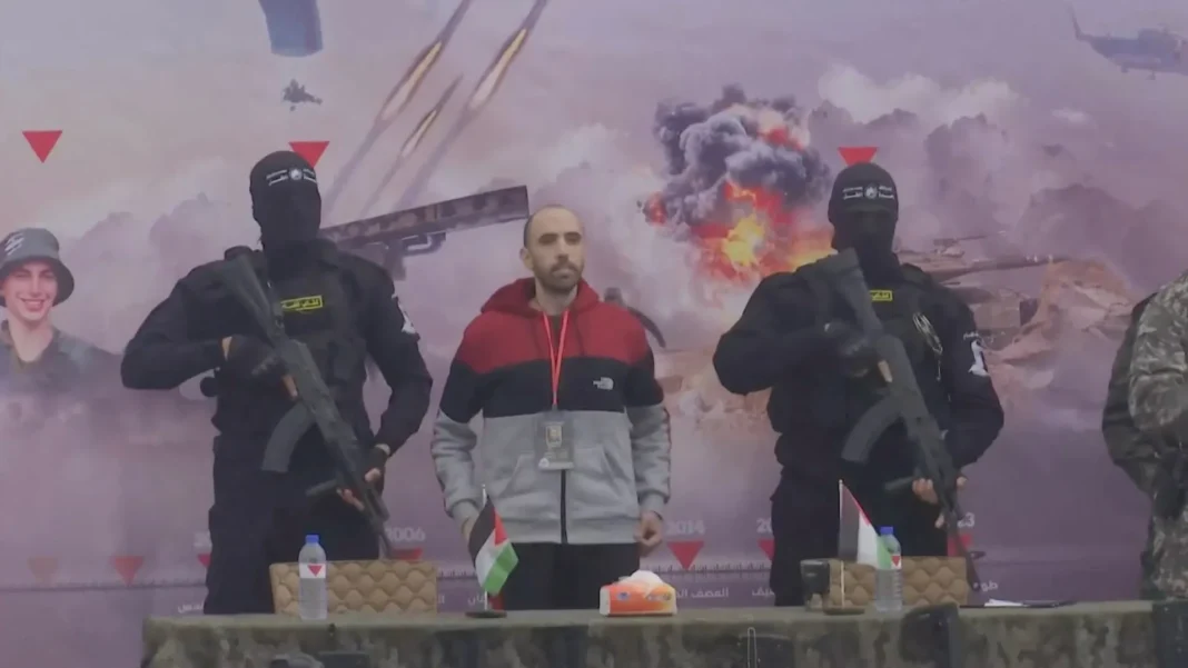 hamas-liberta-5-dos-6-refens-previstos-na-primeira-fase-do-cessar-fogo