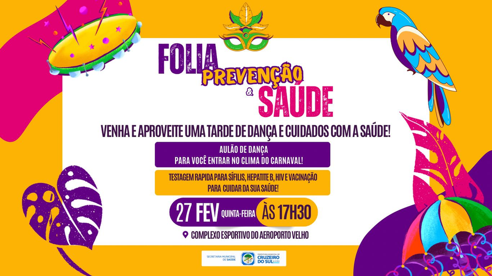 prefeitura-de-cruzeiro-do-sul-promove-“folia,-prevencao-e-saude”-com-aulao-de-danca-e-testes-rapidos