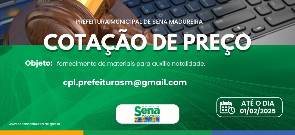 aviso-de-cotacao-no009/2025-materiais-para-auxilio-natalidade