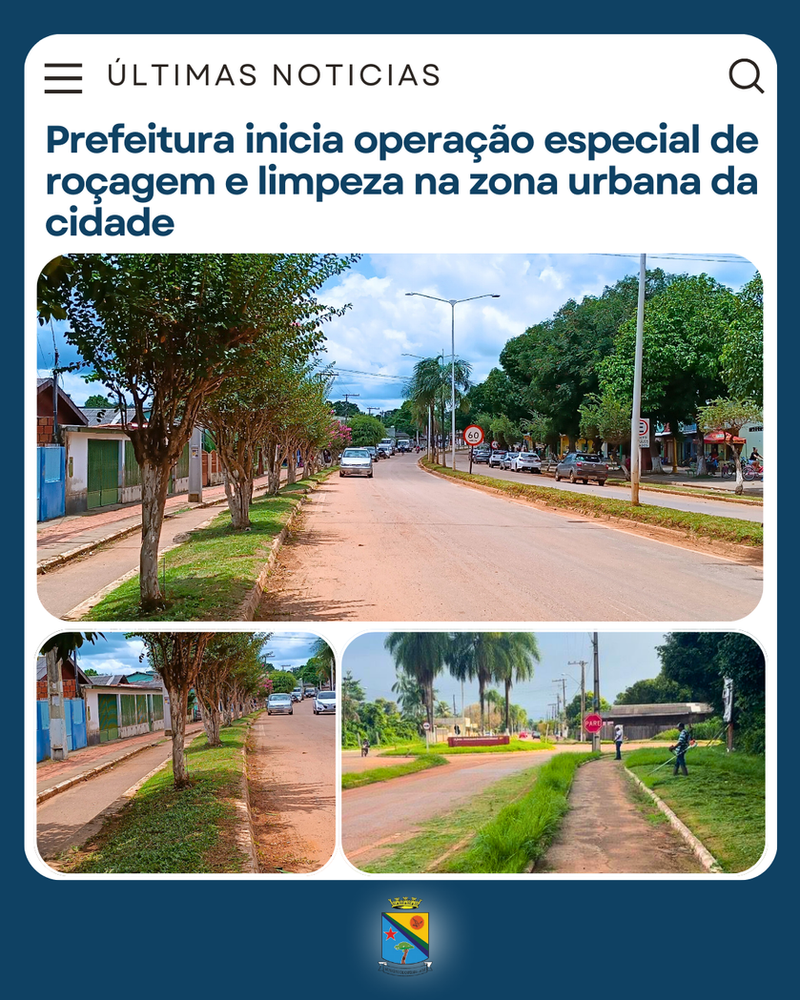 Prefeitura inicia operação especial de roçagem e limpeza na zona urbana da cidade | Cidade AC News – Notícias do Acre