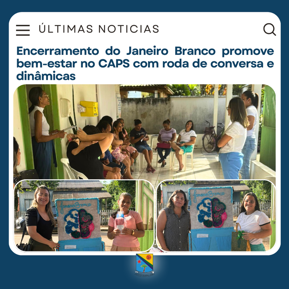 Encerramento do Janeiro Branco promove bem-estar no CAPS com roda de conversa e dinâmicas | Cidade AC News – Notícias do Acre