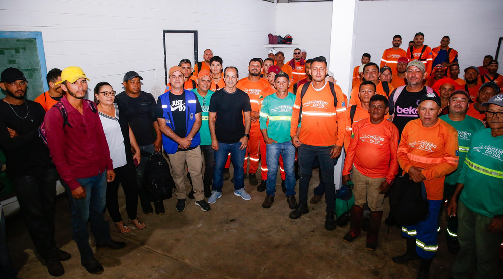 Prefeitura reforça efetivo de servidores para serviços de limpeza de Cruzeiro do Sul | Cidade AC News – Notícias do Acre