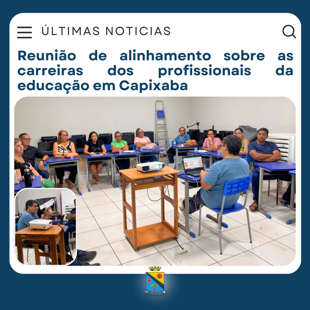 Reunião de alinhamento sobre as carreiras dos profissionais da educação | Cidade AC News – Notícias do Acre