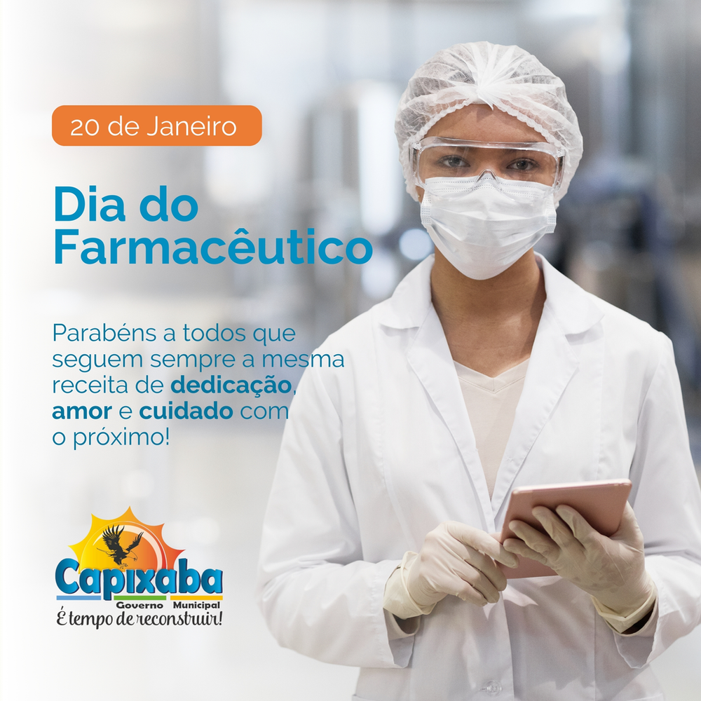 20 de janeiro: Dia do farmacêutico! | Cidade AC News – Notícias do Acre