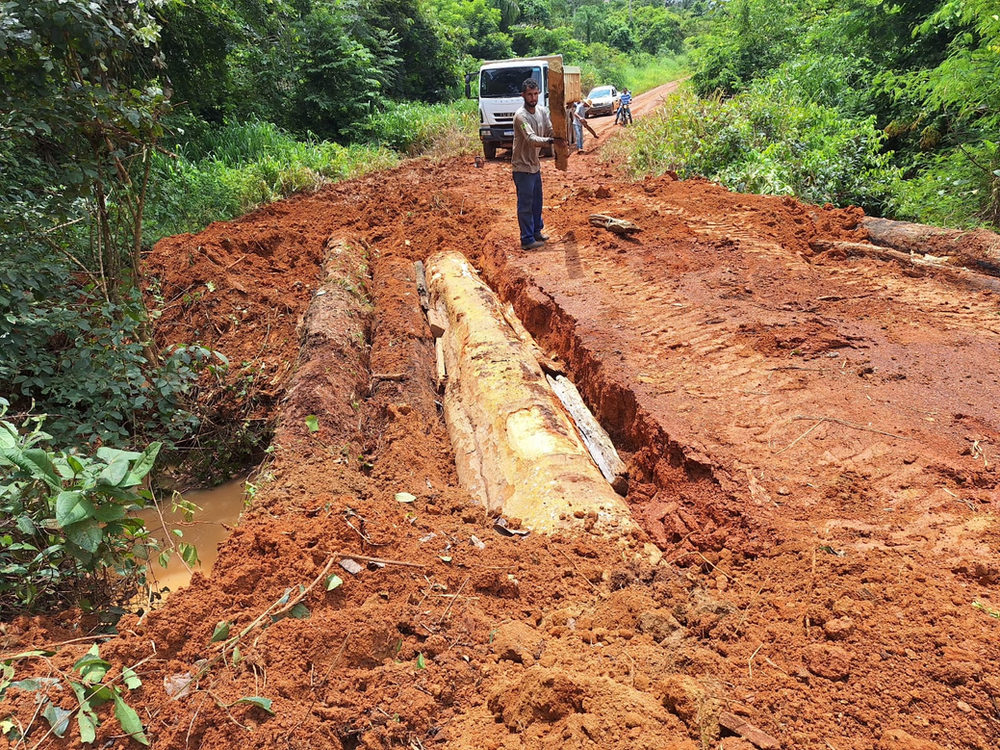 Secretaria de Obras Recupera Ponte no Ramal da Linha 07 e Melhora Acesso em Acrelândia | Cidade AC News – Notícias do Acre