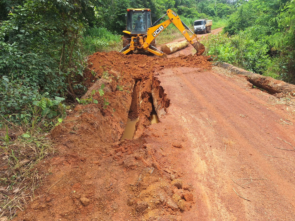 Secretaria de Obras Recupera Ponte no Ramal da Linha 07 e Melhora Acesso em Acrelândia | Cidade AC News – Notícias do Acre