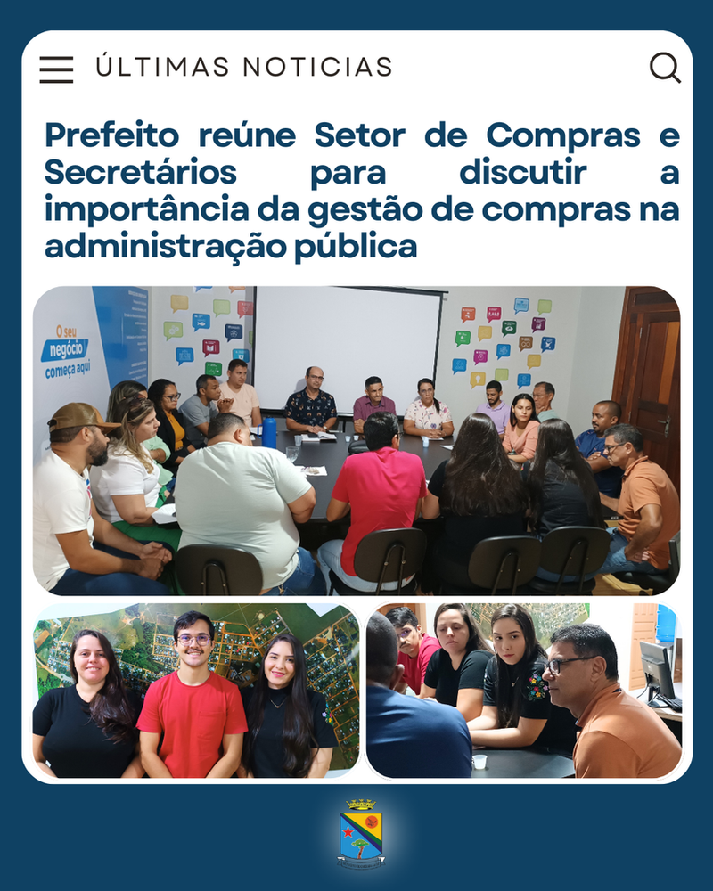 Prefeito reúne Setor de Compras e Secretários para discutir a importância da gestão de compras na administração pública | Cidade AC News – Notícias do Acre