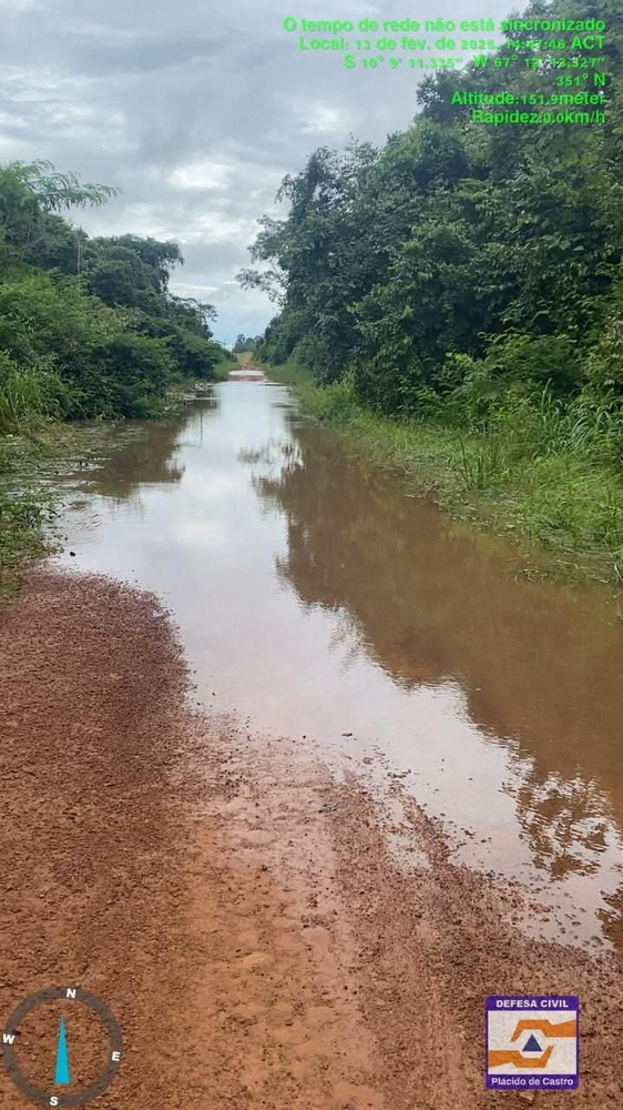 Prefeitura de Plácido de Castro monitora rios e igarapés como sinal de alerta contra enchentes | Cidade AC News – Notícias do Acre