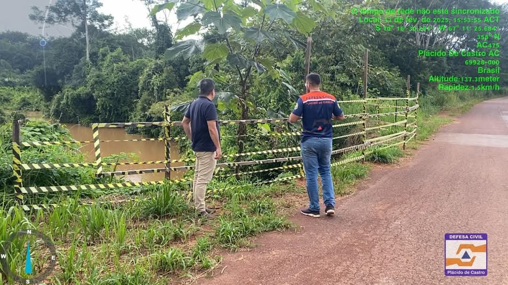 Prefeitura de Plácido de Castro monitora rios e igarapés como sinal de alerta contra enchentes | Cidade AC News – Notícias do Acre