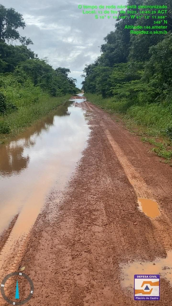 Prefeitura de Plácido de Castro monitora rios e igarapés como sinal de alerta contra enchentes | Cidade AC News – Notícias do Acre