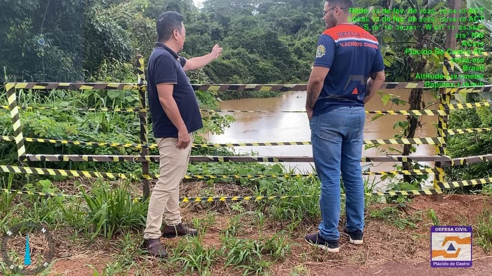 Prefeitura de Plácido de Castro monitora rios e igarapés como sinal de alerta contra enchentes | Cidade AC News – Notícias do Acre