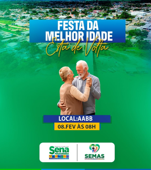 Prefeito Gerlen Diniz convida população para a festa da melhor Idade | Cidade AC News – Notícias do Acre