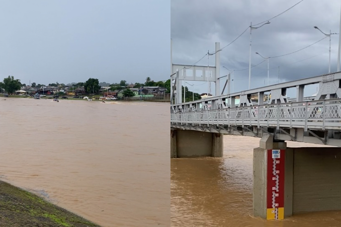 rio-acre-segue-em-elevacao-e-se-aproxima-da-cota-de-alerta-em-rio-branco;-veja-o-video