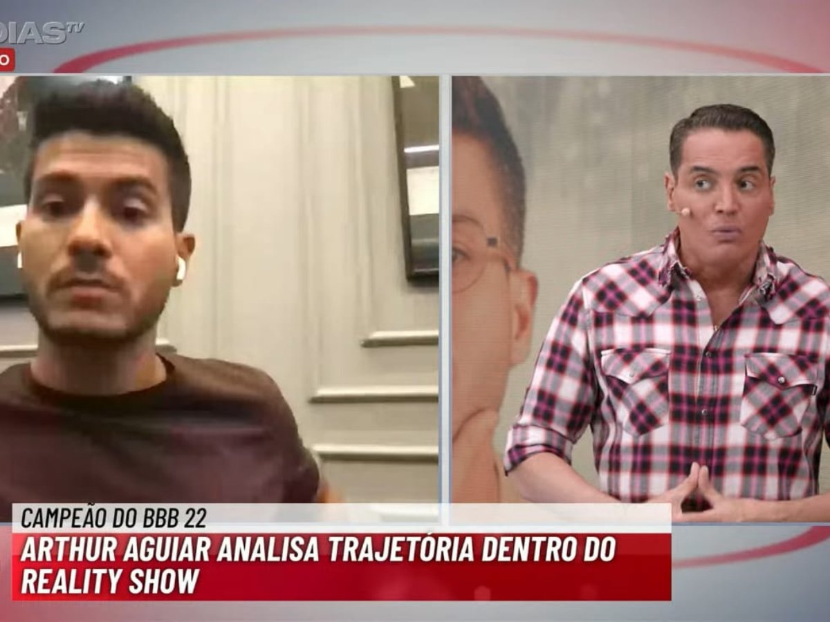 Arthur Aguiar e Leo Dias - Foto: Jornal dos Famosos/LeoDias TV