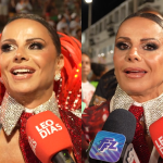 Viviane Araujo comenta importância de ter o filho presente em ensaio de Carnaval