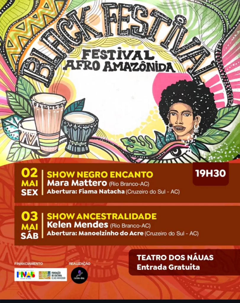 Festival Afro Amazônida chega a Cruzeiro do Sul com música e cultura – Cidade AC News festival-afro-amazonida-chega-a-cruzeiro-do-sul-com-musica-e-cultura