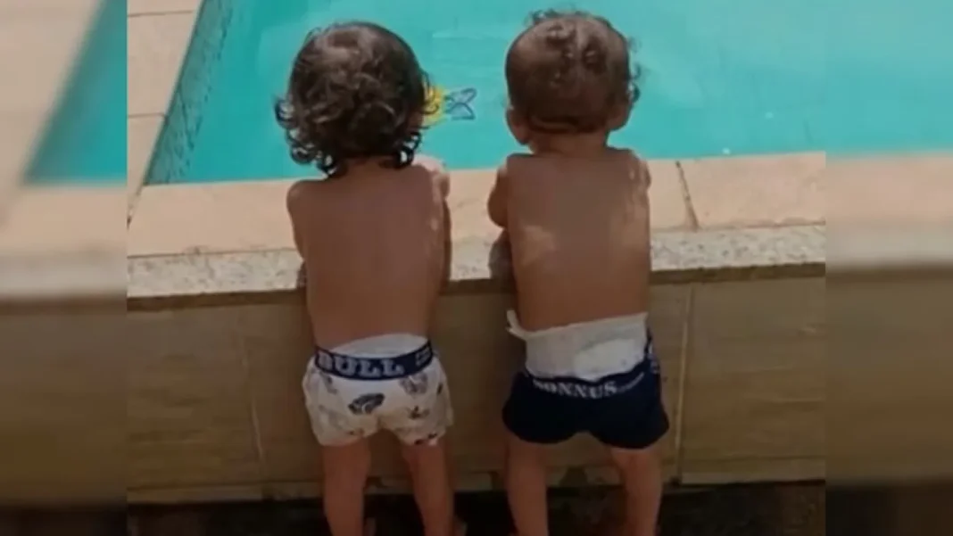 policia-investiga-morte-de-gemeos-de-1-ano-em-piscina