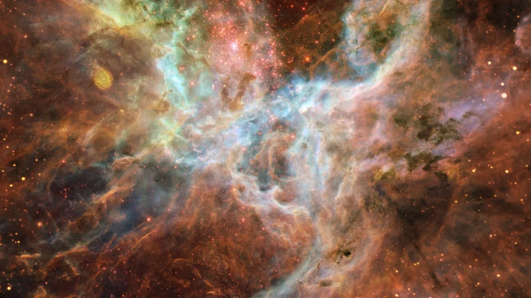 telescopio-hubble-captura-imagem-da-nebulosa-da-tarantula-na-grande-nuvem-de-magalhaes