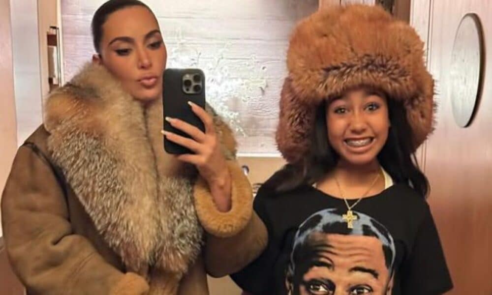 kim-kardashian-e-north-west-combinam-pijamas-em-dia-de-spa-e-enfrentam-tensoes-com-kanye-west