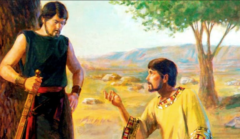 Agora, pensa na conversa de Davi e Jônatas (1 Samuel 18:1-4), que escolheram se apoiar, em vez de competir.