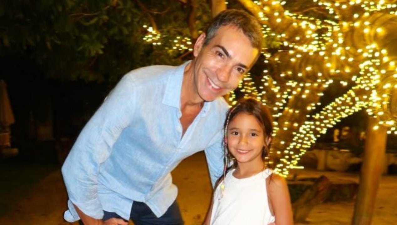 César Tralli e Manuella