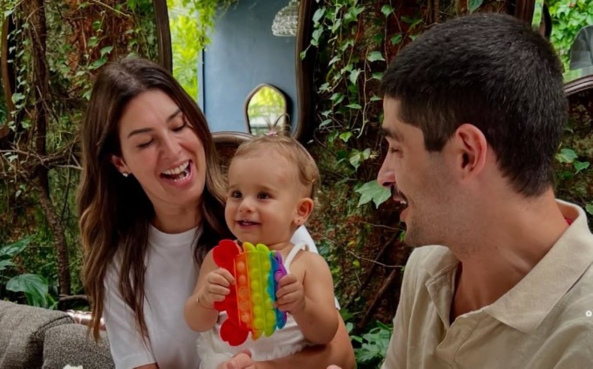 Fernanda Paes Leme, Victor Sampaio com filha