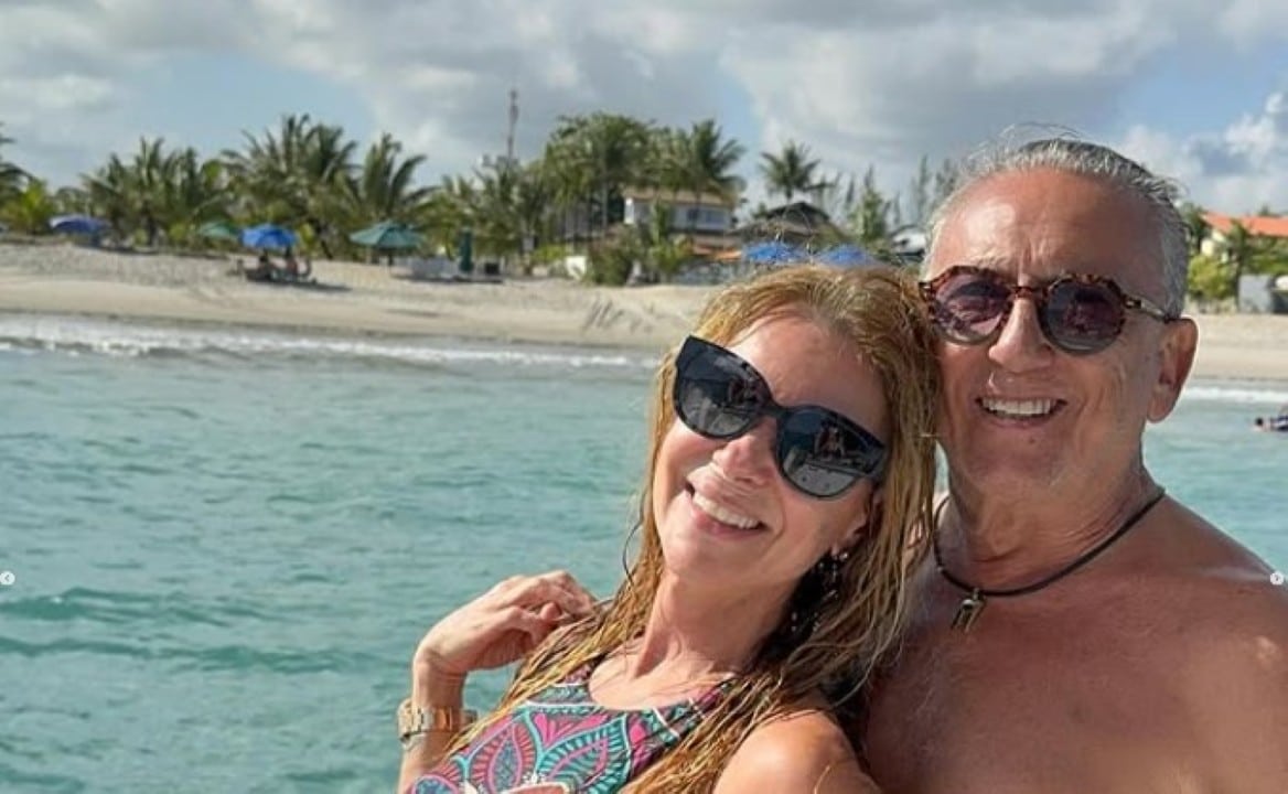 Galvão Bueno e Desireé