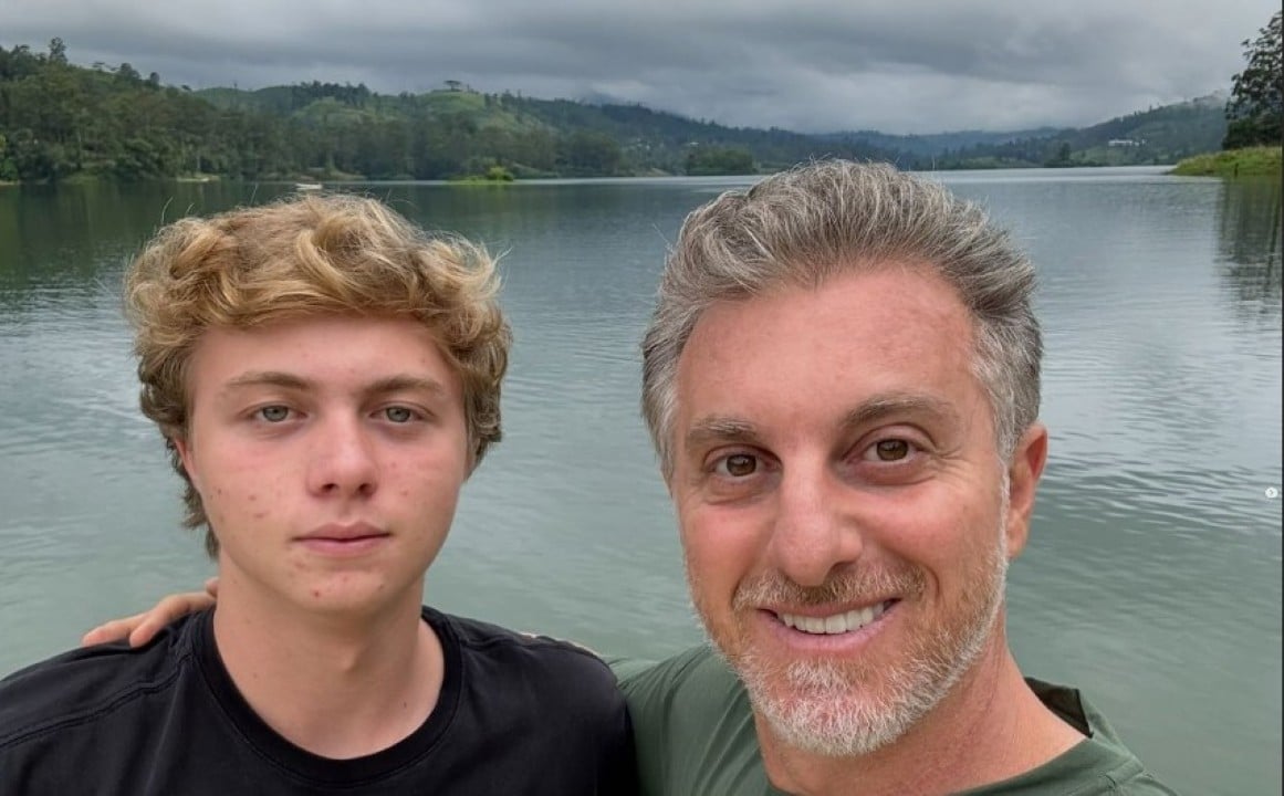Luciano Huck e filho