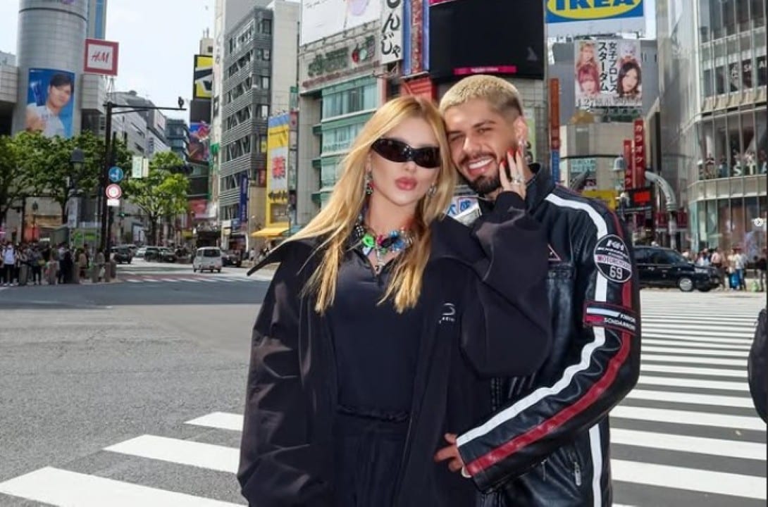 Virginia Fonseca e Zé Felipe em Tokyo
