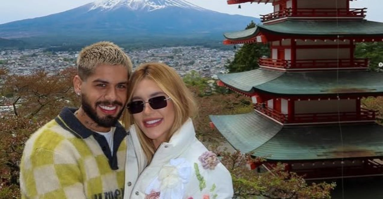 Virginia e Zé Felipe no Japão