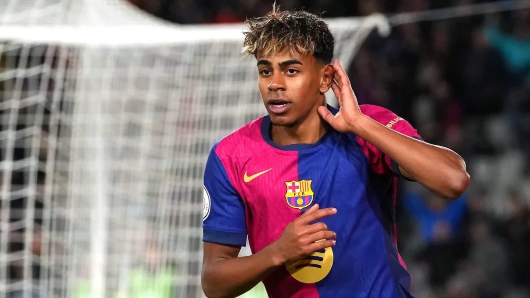 barcelona-vence-classico-tenso-com-golaco-de-yamal-e-e-campeao-espanhol