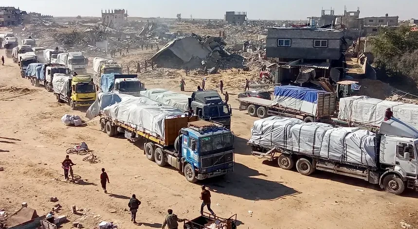 onu-anuncia-entrada-de-198-camioes-em-gaza onu-anuncia-entrada-de-198-camioes-em-gaza