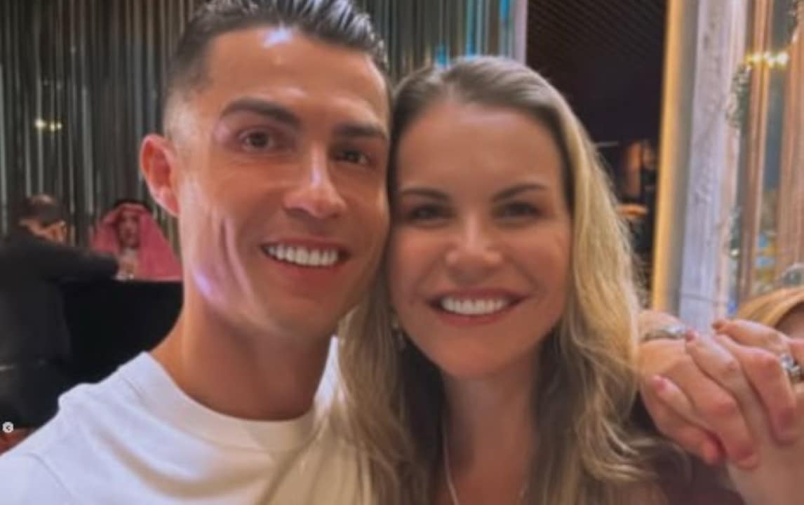 CR7 e a irmã Katia