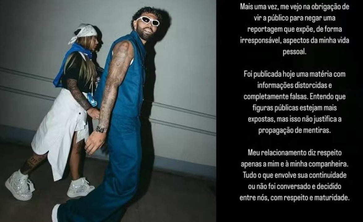 Gabigol mentira