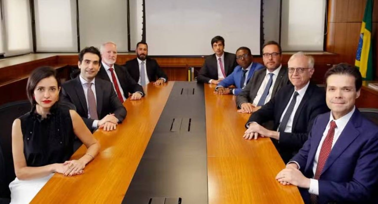 Nova composição do Copom, com Gabriel Galípolo na presidência do BC — Foto Divulgação Banco Central